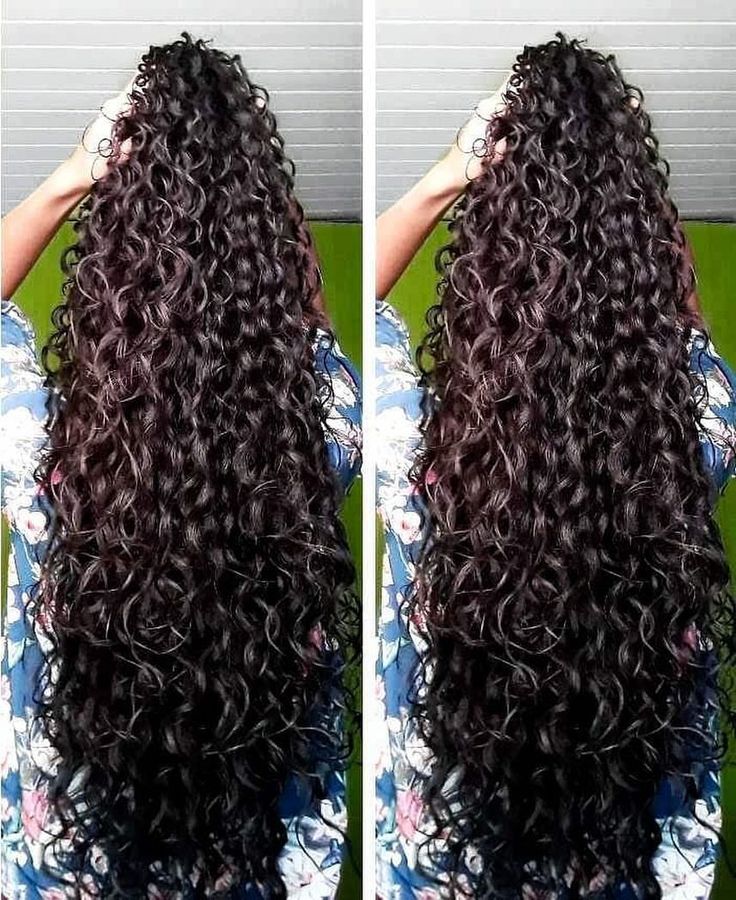 cortes de cabelo feminino Longo com Cachos Definidos